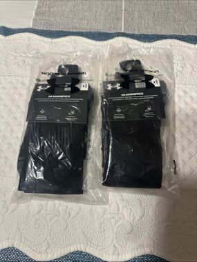 Under Armour Black Youth UA Magnetico Over-the-Calf Athletic Sock - Single Pair